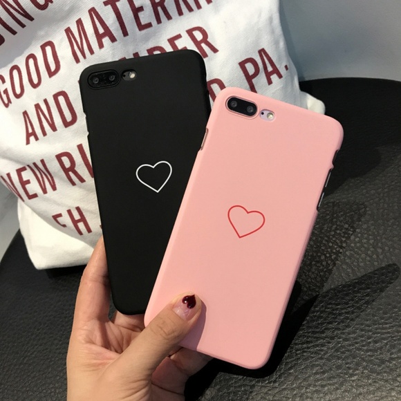 Go Shop Accessories - NEW iPhone 11/Pro/Max/XR/XS/X/7/8/Plus Heart Case